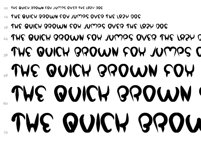 Strong in the heart font waterfall